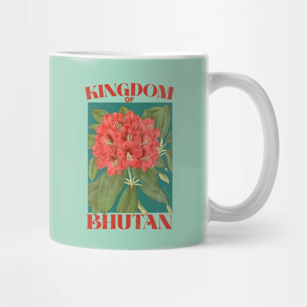 Kingdom of Bhutan Floral by Pico Originals